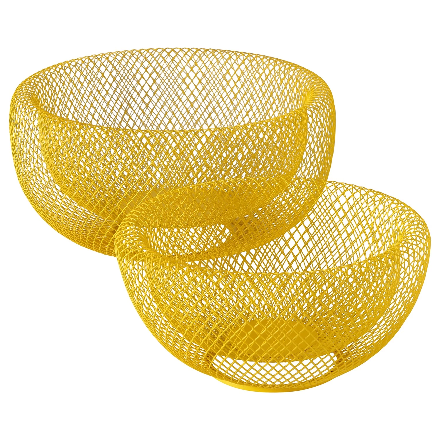 Boltze Coupes Seoul II (2 éléments) - Fer - Jaune 1 Boltze Coupes Seoul II (2 éléments) - Fer - Jaune