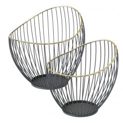 Boltze Coupes Yoko II (2 éléments) - Fer - Noir