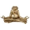 Boltze Grenouille décorative Morty - Résine synthétique - Doré