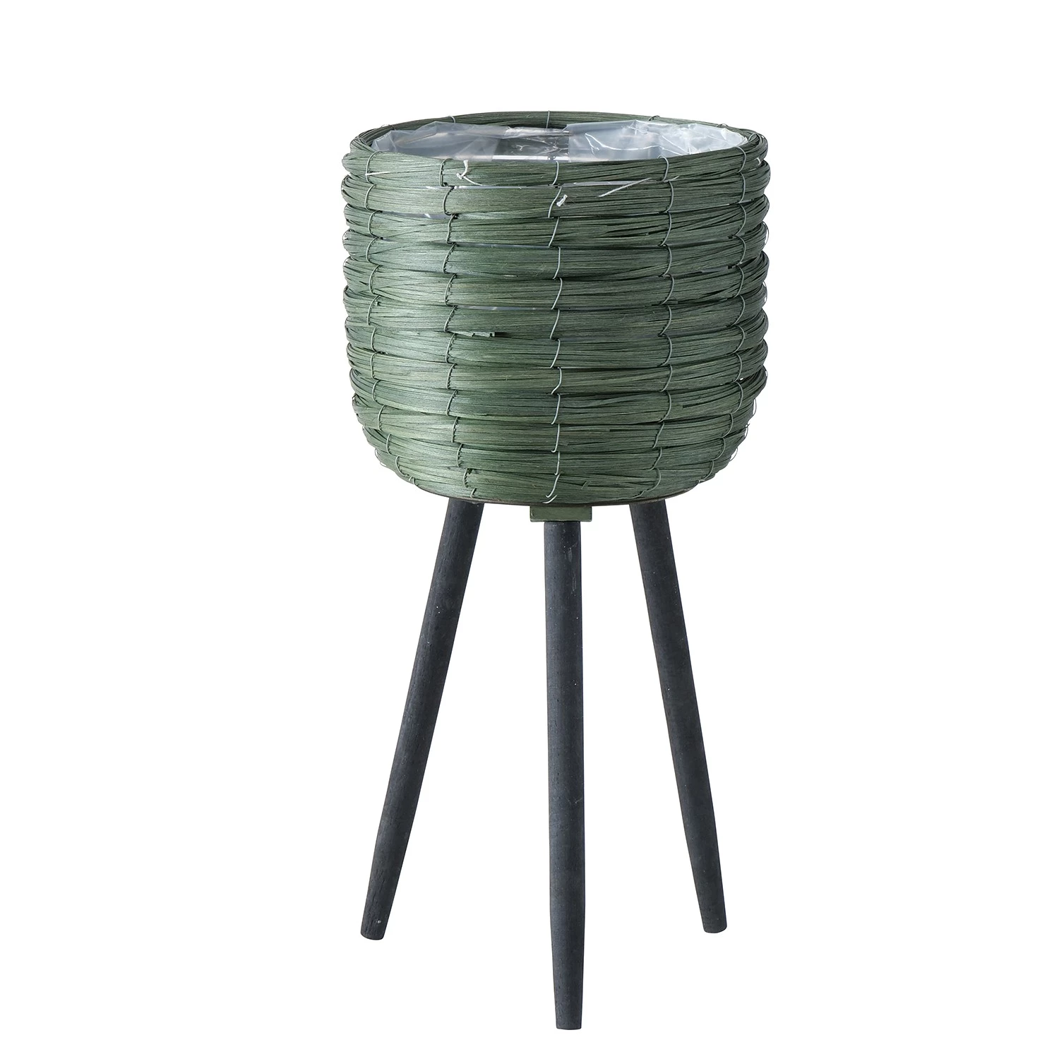 Boltze Pots de fleur Khare (2 éléments) - Papier - Kaki 3 Boltze Pots de fleur Khare (2 éléments) - Papier - Kaki – Image 3