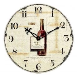Technoline Horloge murale WT 1012 Merlot - Multicolore