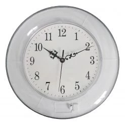 Technoline Horloge murale WT 1700 - Matière plastique - Transparent
