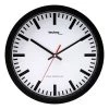 Technoline Horloge murale WT 8800 - Matière plastique - Noir