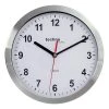 Technoline Horloge murale WT 7650 - Métal - Noir