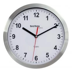 Technoline Horloge murale WT 7650 - Métal - Noir