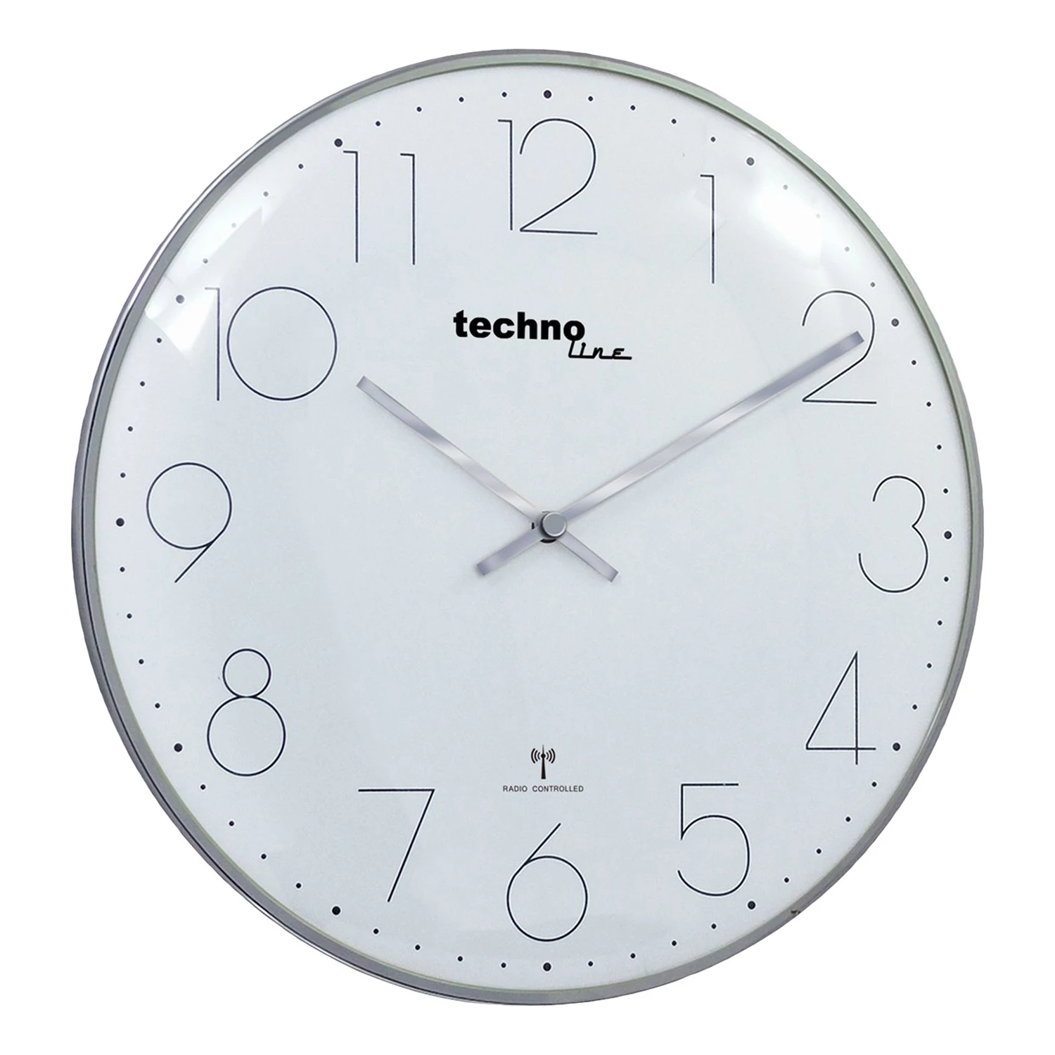 Technoline Horloge murale WT 8240 - Aluminium / Verre - Argenté 1 Technoline Horloge murale WT 8240 - Aluminium / Verre - Argenté