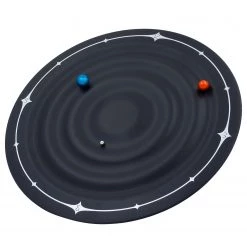 Technoline Horloge murale WT 7350 Galaxy Clock - Matière plastique - Noir