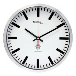 Technoline Horloge murale WT 8990 - Métal - Noir