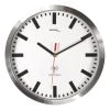 Technoline Horloge murale WT 8610 - Matière plastique - Argenté