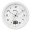 Technoline Horloge murale WT 3100 - Matière plastique - Blanc