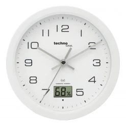 Technoline Horloge murale WT 3100 - Matière plastique - Blanc