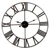 Technoline Horloge murale Villerest - Aluminium - Noir
