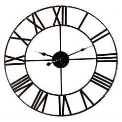 Technoline Horloge murale Villerest - Aluminium - Noir