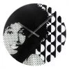Technoline Horloge murale Rousset - Noir / Blanc