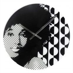 Technoline Horloge murale Rousset - Noir / Blanc