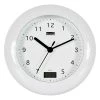 Technoline Horloge murale Balma - Matière plastique - Blanc