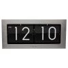 Nextime Horloge Big Flip - Aluminium - Argenté