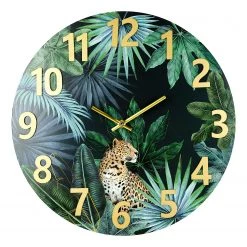 Technoline Horloge murale Jalons - Verre - Multicolore