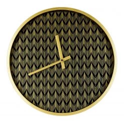 Technoline Horloge murale Lacalm - Doré / Noir