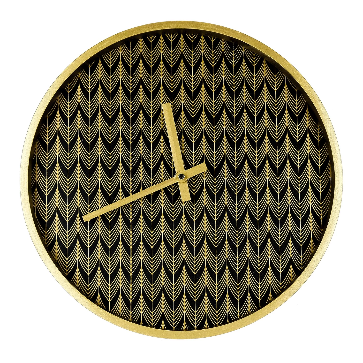 Technoline Horloge murale Lacalm - Doré / Noir 1 Technoline Horloge murale Lacalm - Doré / Noir