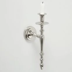 Boltze Bougeoir Nancay - Aluminium - Argenté -Pas Cher Décoration Magasin 1000247297 211208 140339000043 DETAILS P000000001000247297