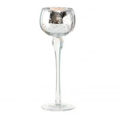 Boltze Photophores Minou I (3 éléments) - Verre - Argenté -Pas Cher Décoration Magasin 1000247463 210219 09582100325 DETAILS P000000001000247463