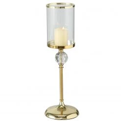 Boltze Photophores Rory (2 éléments) - Fer - Doré