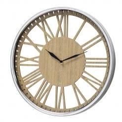 Boltze Horloge murale Callisto - Fer - Argenté