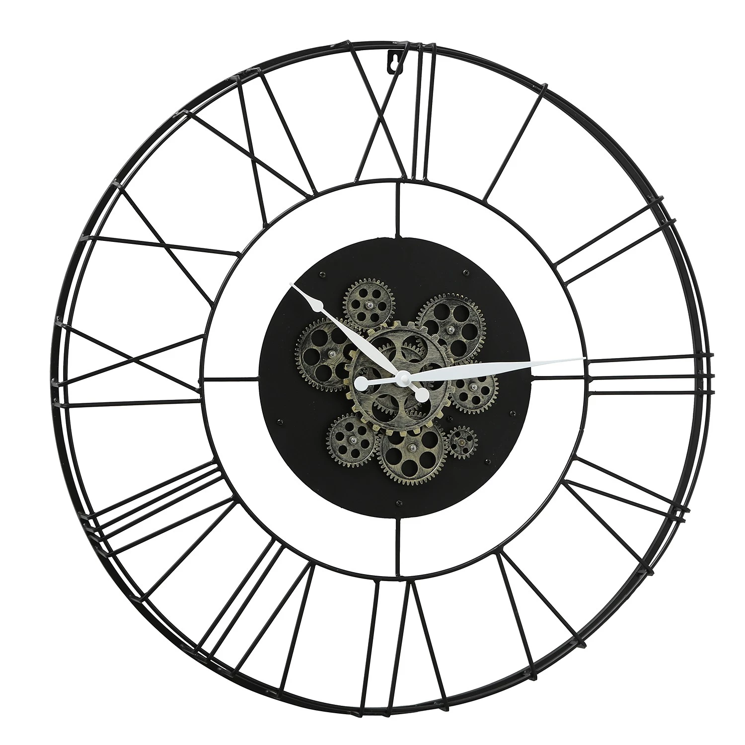 Boltze Horloge murale Clarion - Fer - Noir 1 Boltze Horloge murale Clarion - Fer - Noir