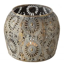 Boltze Photophores Malino I (2 éléments) - Fer - Doré -Pas Cher Décoration Magasin 1000247555 210219 10104400070 DETAILS P000000001000247555