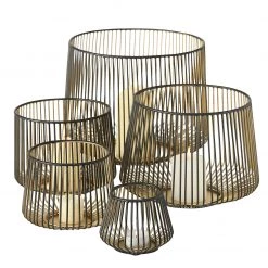 Boltze Photophores Manoria I (5 éléments) - Fer - Noir