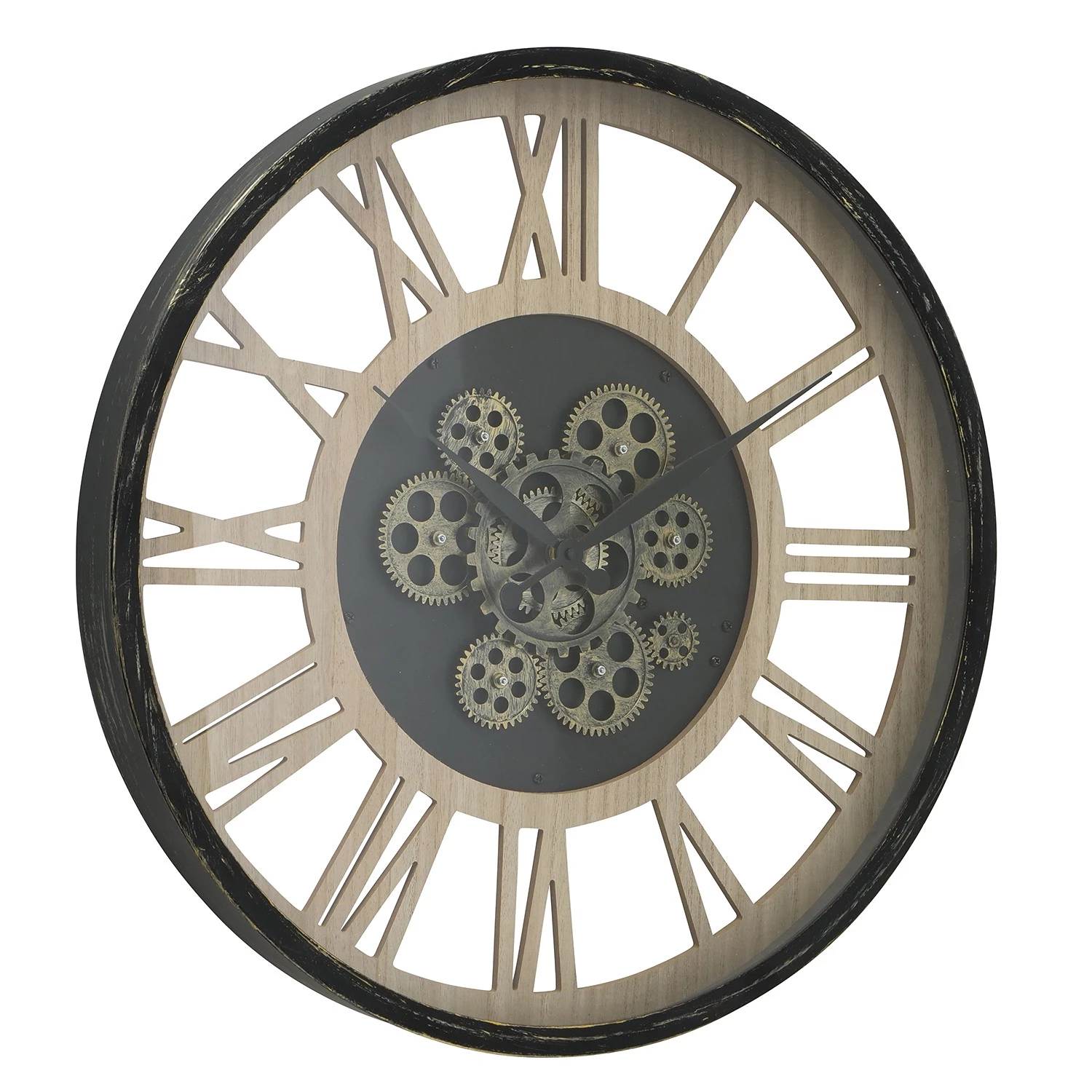 Boltze Horloge murale Takto - Fer - Naturel 1 Boltze Horloge murale Takto - Fer - Naturel