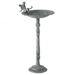 Boltze Abreuvoir à oiseaux Glory - Fonte - Vert