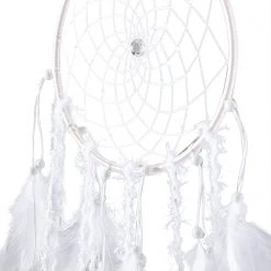Boltze Attrape-rêves Romance - Plumes - Blanc - Diamètre : 26 cm -Pas Cher Décoration Magasin 1000247887 210219 10111600484 DETAILS P000000001000247887