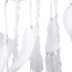 Boltze Attrape-rêves Romance - Plumes - Blanc - Diamètre : 26 cm -Pas Cher Décoration Magasin 1000247887 210219 10111600486 DETAILS P000000001000247887
