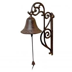 Boltze Cloche de porte Bong - Fonte - Marron