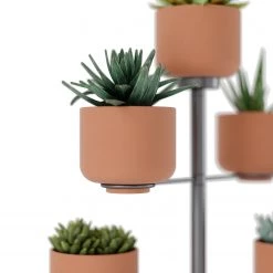 Umbra Pots de fleurs Terrapotta - Céramique / Acier - Gris -Pas Cher Décoration Magasin 1000247928 210216 15365900153 DETAILS P000000001000247928