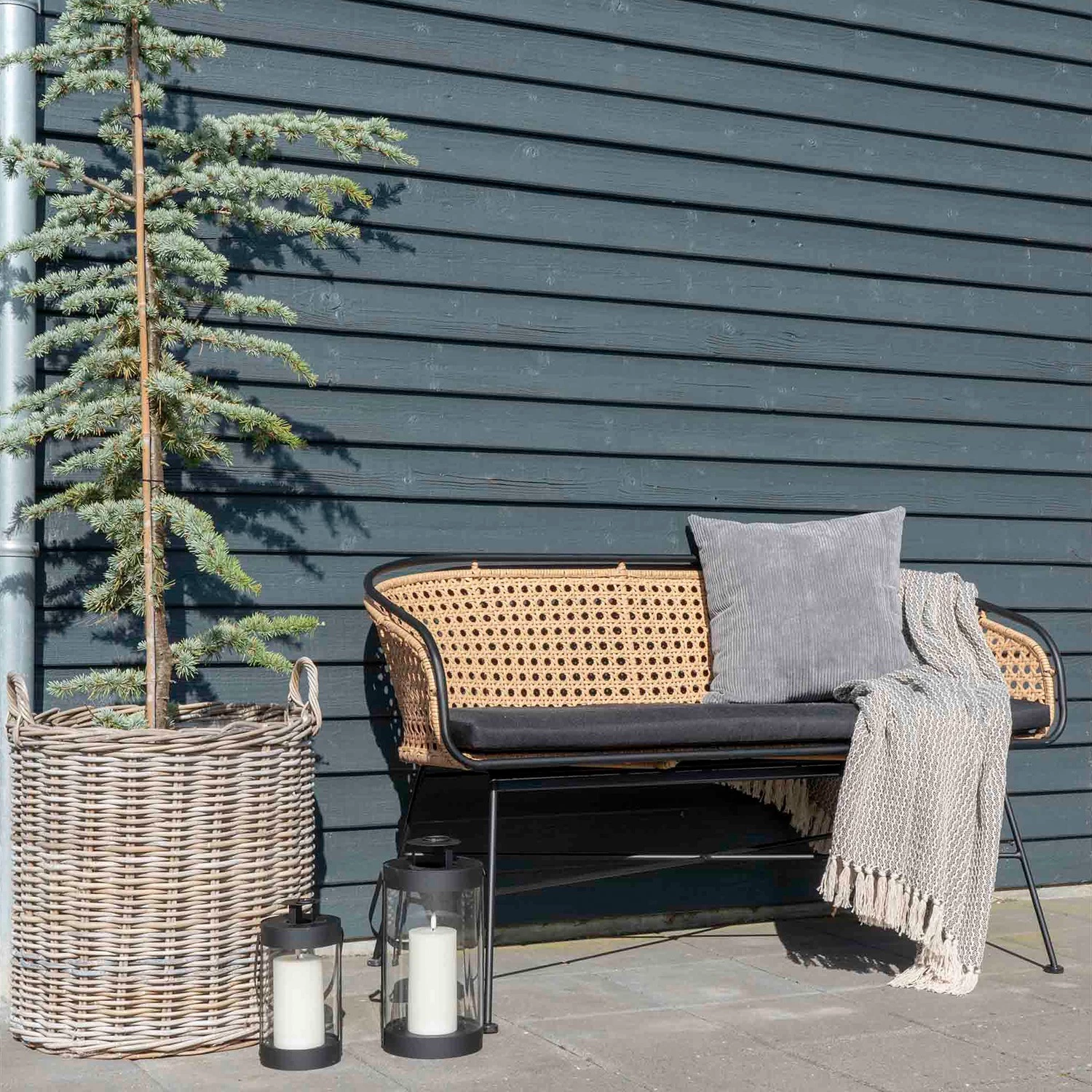 Twentyfour Lanternes Bondi (2 éléments) - Verre cristallin / Acier - Transparent / Noir 4 Twentyfour Lanternes Bondi (2 éléments) - Verre cristallin / Acier - Transparent / Noir – Image 4