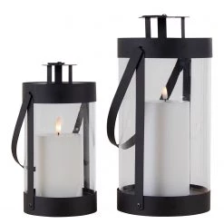 Twentyfour Lanternes Bondi (2 éléments) - Verre cristallin / Acier - Transparent / Noir 19 Twentyfour Lanternes Bondi (2 éléments) - Verre cristallin / Acier - Transparent / Noir -Pas Cher Décoration Magasin 1000253644 210319 11463400041 DETAILS P000000001000253644