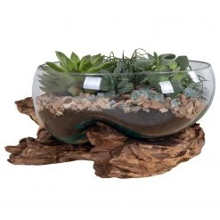 Twentyfour Objet décoratif San Marino VI - Teck / Verre cristallin - Marron 6 Twentyfour Objet décoratif San Marino VI - Teck / Verre cristallin - Marron -Pas Cher Décoration Magasin 1000253645 210319 11463400044 DETAILS P000000001000253645