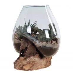 Twentyfour Objet décoratif San Marino II - Teck / Verre cristallin - Marron 12 Twentyfour Objet décoratif San Marino II - Teck / Verre cristallin - Marron -Pas Cher Décoration Magasin 1000253675 210319 11463800185 DETAILS P000000001000253675