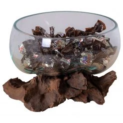 Twentyfour Objet décoratif San Marino V - Teck / Verre cristallin - Marron 7 Twentyfour Objet décoratif San Marino V - Teck / Verre cristallin - Marron -Pas Cher Décoration Magasin 1000253684 210319 11464000234 DETAILS P000000001000253684