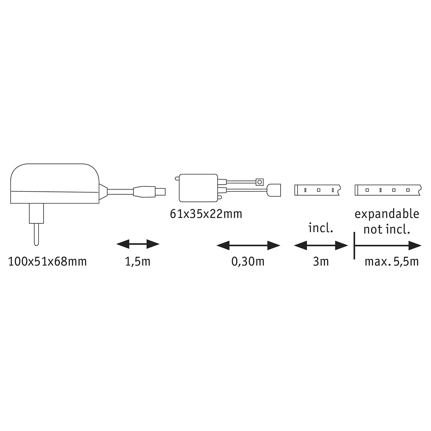 Paulmann Ruban LED MaxLED 3m VIII - Silicone 13 Paulmann Ruban LED MaxLED 3m VIII - Silicone – Image 13