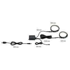 Paulmann Rubans LED Marvieux 50cm (lot de 3) - Aluminium - 1 ampoule -Pas Cher Décoration Magasin 1000254370 210325 09385300448 DETAILS P000000001000254370