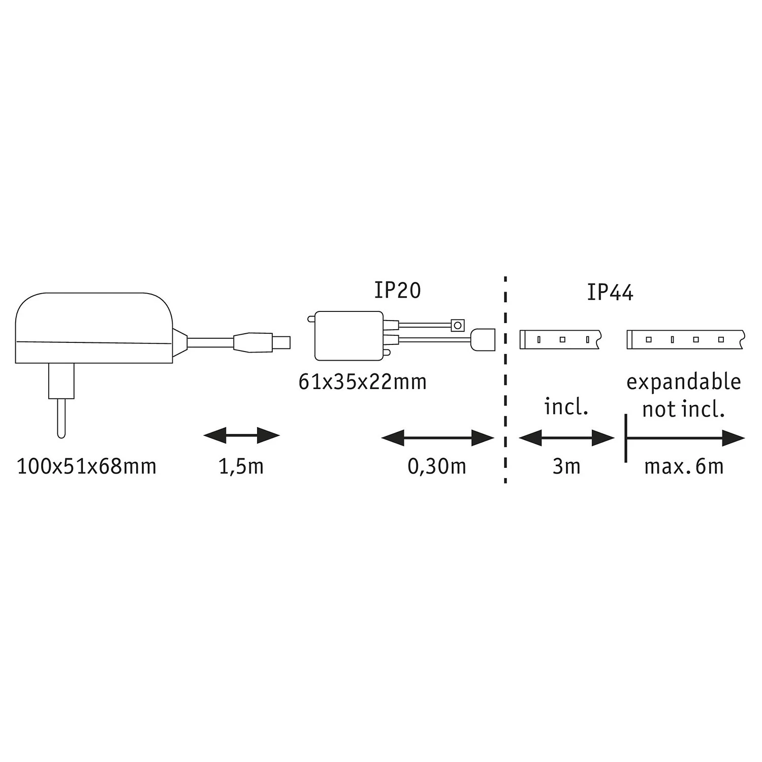 Paulmann Ruban LED MaxLED 3m X - Silicone 14 Paulmann Ruban LED MaxLED 3m X - Silicone – Image 14