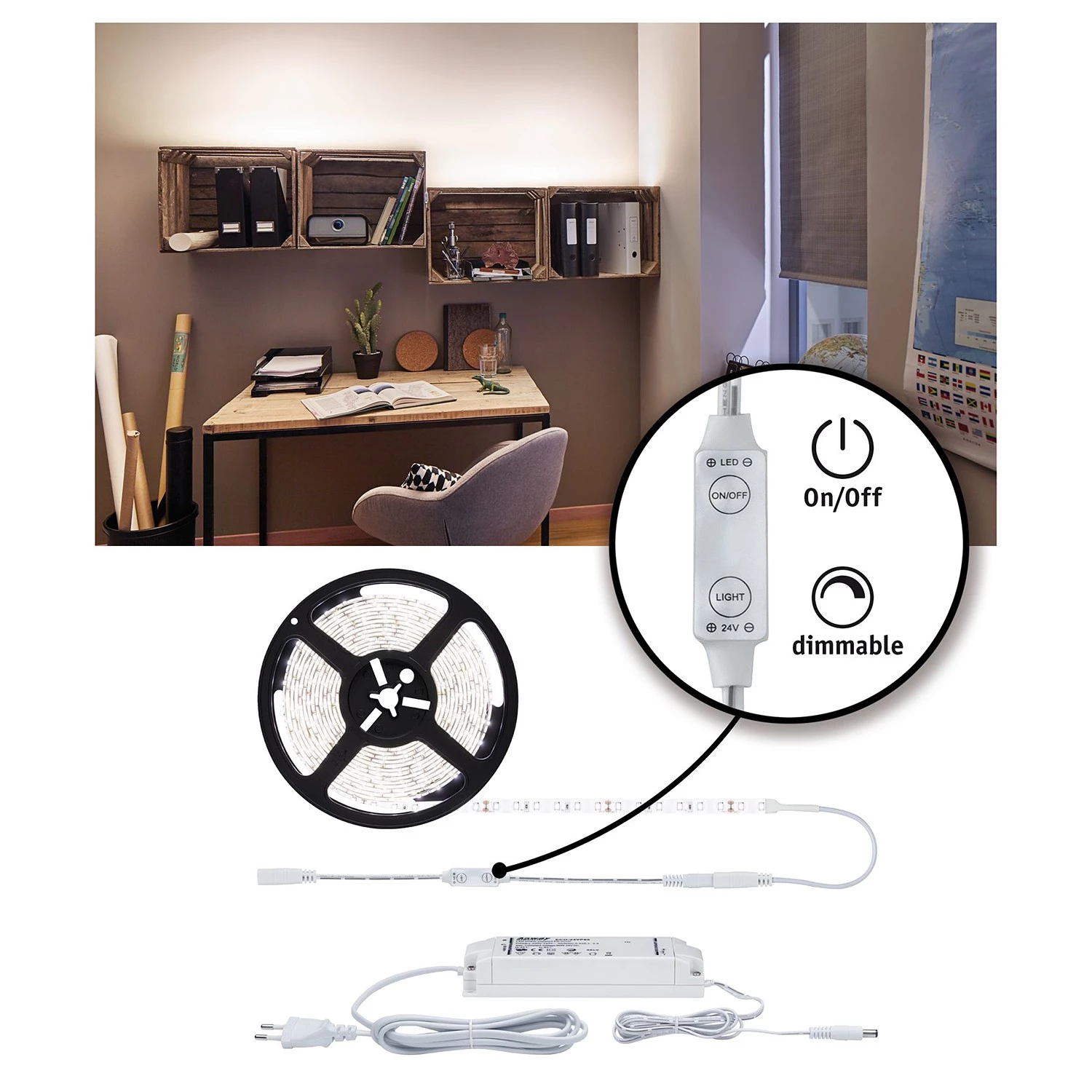 Paulmann Ruban LED SimpLED 5m IV - Silicone - 1 ampoule 6 Paulmann Ruban LED SimpLED 5m IV - Silicone - 1 ampoule – Image 6