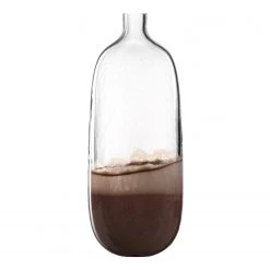 Leonardo Vase Casolare II - Verre coloré - Marron