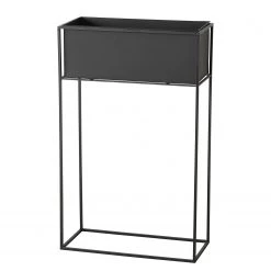 Boltze Cache-pots Tara (lot de 2) - Fer - Noir -Pas Cher Décoration Magasin 1000264134 210511 09044100008 DETAILS P000000001000264134