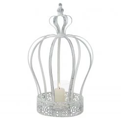 Boltze Photophores Lilli - Fer - Blanc