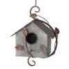 Boltze Maison pour oiseaux Balduin - Zinc - Gris